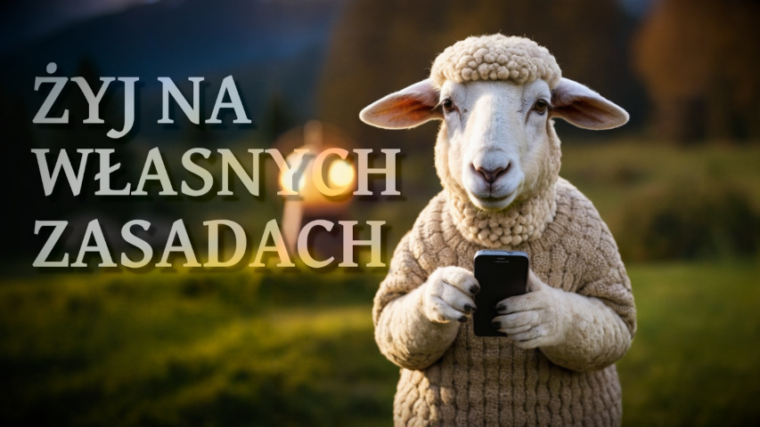 Jak przestać być baranem i jak zacząć żyć po swojemu. Żyj na własnych, a nie cudzych zasadach.